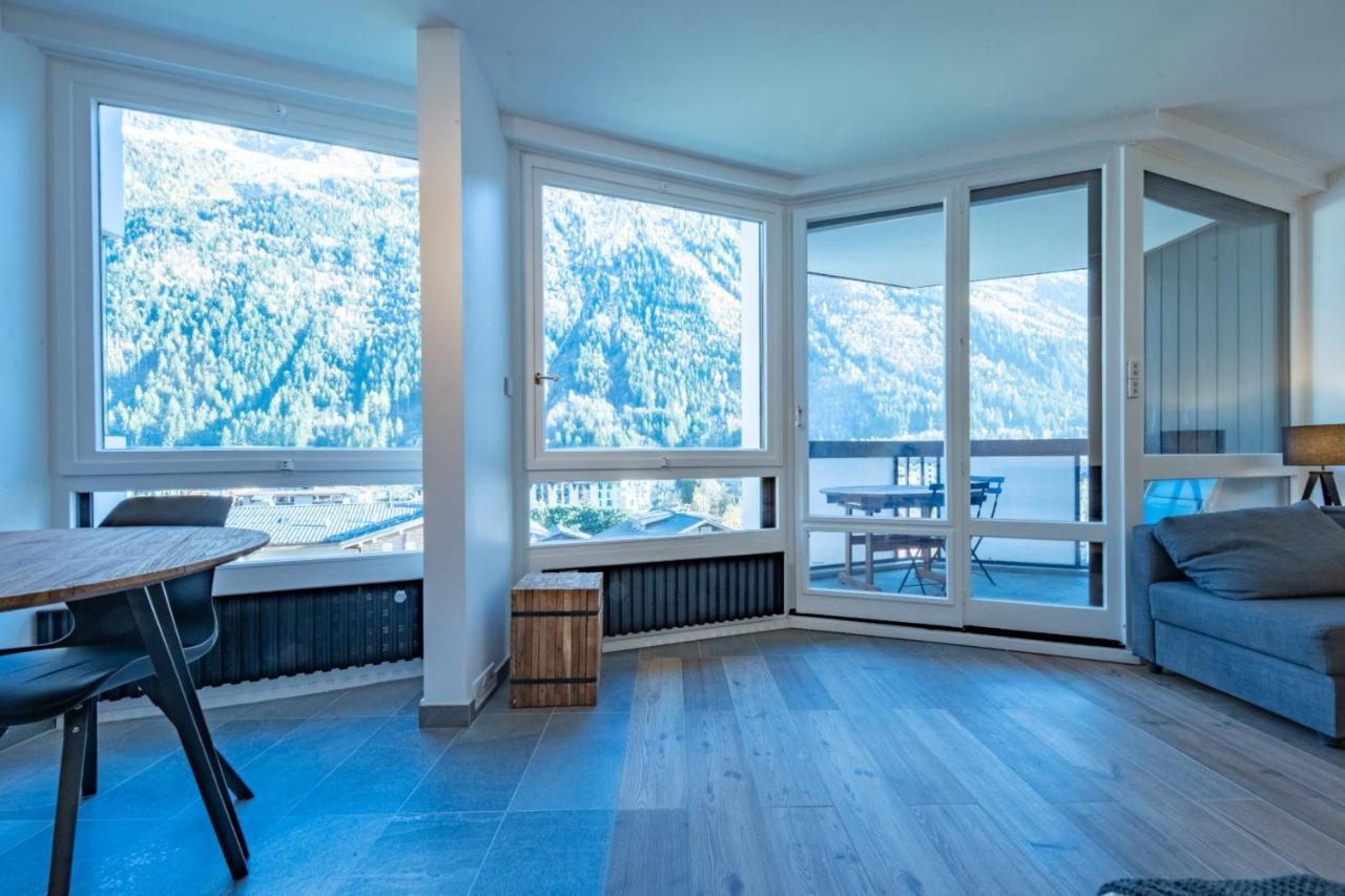 Charming Studio With Balcony And View In Chamonix Buitenkant foto
