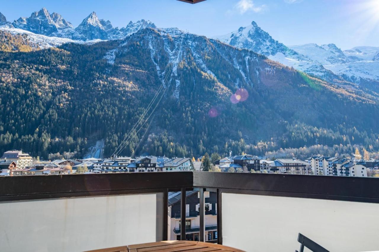 Charming Studio With Balcony And View In Chamonix Buitenkant foto